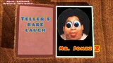 Penn and Teller: Teller's Rare Laugh