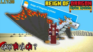 🐉ADDON TRIỀU ĐẠI RỒNG - REIGN OF DRAGON Update Alpha 6 - Cách Tải Và Cài Cho MCPE 1.17 | KIDING MC