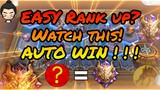 EASY RANK UP AUTO WIN BEST SYNERGY | MAGIC CHESS MOBILE LEGENDS BANG BANG