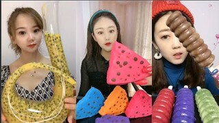 [ASMR] THÁNH ĂN ĐÁ| Ăn Đá lạnh, chocola đông lạnh đa màu sắc| Ice Eating MUKBANG SATİSFYİNG#19