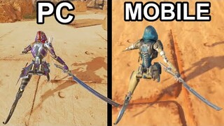 Ash *MOBILE VS PC* Abilities Comparison Apex Legends