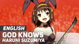 Haruhi Suzumiya - "God Knows" (FULL) | ENGLISH ver | AmaLee