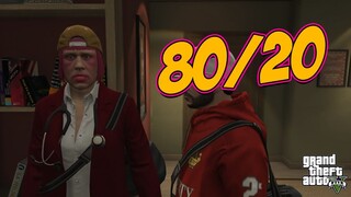 GTA V Bank Robbery #10 | 80/20 ANG HATIAN |