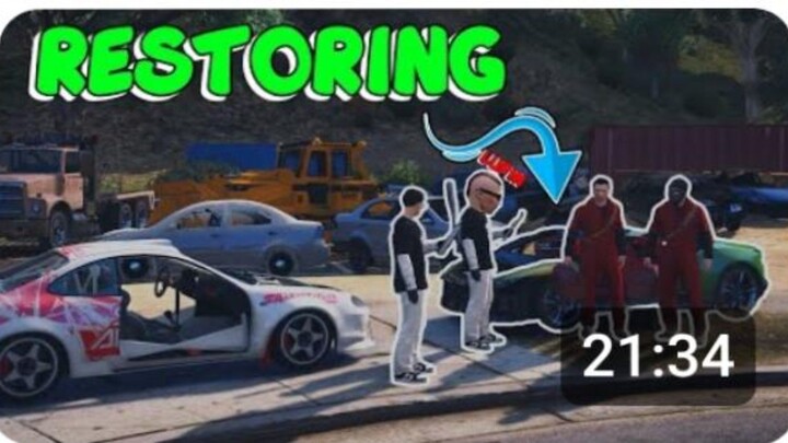 RESTORING JUNK SUPER CAR'S FROM LUPIN'S JUNK YARK KASAMA SI  @MaowMusicaOfficial  SA GTA 5 ( TAGALOG