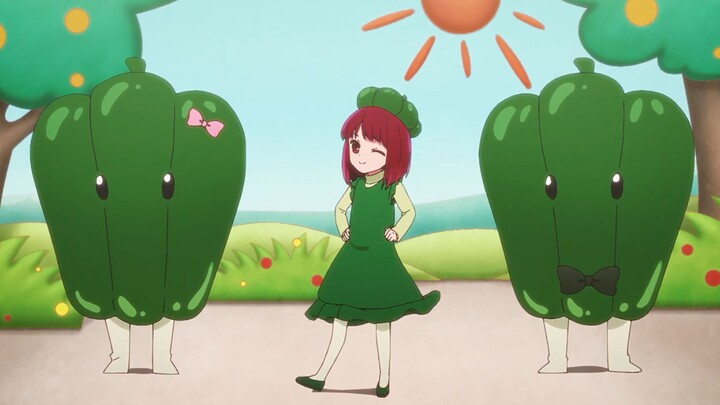 [เนื้อเพลงภาษาจีนและญี่ปุ่น/เวอร์ชันเต็ม] "Big Green Pepper Gymnastics" - Arima Kana