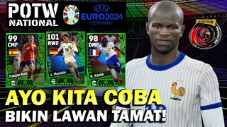 WOW POTW EURO 2024! ADA JAMAL 101, SEMUA SAYANG KANTE DAN BANTAI LAWAN SAMPAI TAMAT! MANTAP!