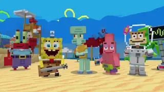 SpongeBob x Minecraft DLC Official Launch Trailer (PlayStation)