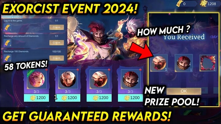 RELEASE! EXORCIST EVENT 2024 | NEW EXORCIST SKIN (HAYABUSA & GRANGER) - MLBB