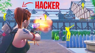 Hide and Seek Against the Craziest Hacker in Fortnite...