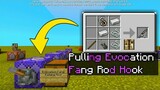 How to make a Pulling Evocation Fang Rod Hook in Minecraft Bedrock using Command Block Tricks