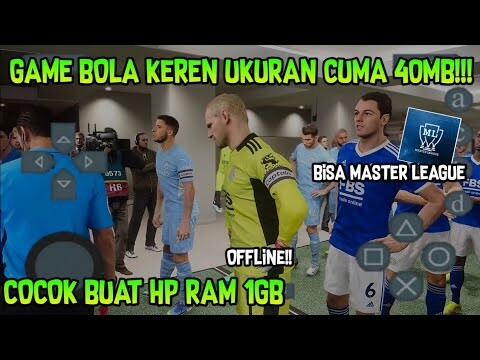 GAME BOLA OFFLINE UKURAN 40MB BISA MASTER LEAGUE !!