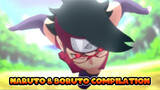 Naruto and Boruto in Battle Together