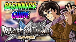 *UPDATED* BEGINNERS GUIDE: PERKS, QUEST AND SKILL TREE | Roblox Attack on Titan Evolution