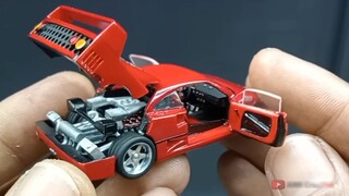 มันมากเกินไป! คนที่เบากว่าทำให้ Ferrari F40 เคลื่อนที่ได้