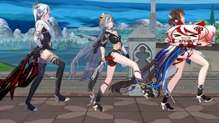 [Honkai Impact3MMD/การกระจายแอ็คชั่น] คนร้ายทั้งหมด (Dr. Lipsey Walking)