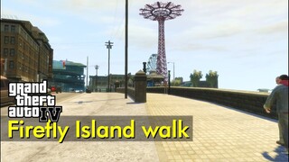 Firefly Island (north side) | Just Walking | GTA IV