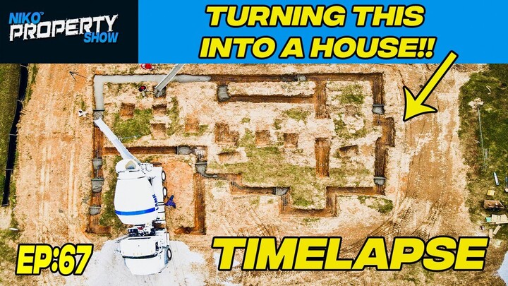 Building A House in 27 Minutes - TIMELAPSE From Start to Finish!!