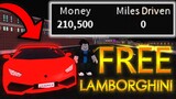 STARTING THE GAME WITH LAMBORGHINI?! | *FREE 200K NO DRIVING* | Roblox Vehicle Simulator