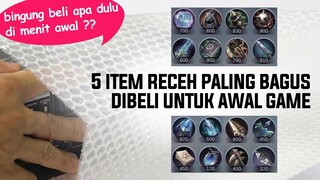 Bingung Beli apa dulu di menit awal? nih 5 ITEM RECEH yang bagus banget buat Early Game