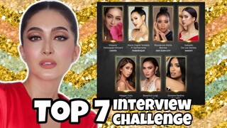 TOP 7 MISS UNIVERSE PHILIPPINES INTERVIEW CHALLENGE COMPILED #muph2021