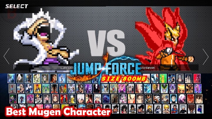 (RELEASE) Anime CrossOver Mugen V 2.7.1 Android (Size 800MB) BEST Characters | Bleach Vs Naruto