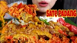 ASMR SATE PADANG PEDAS CABE RAWIT ULEG | ASMR MUKBANG INDONESIA | EATING SOUNDS