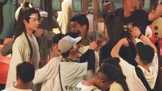 [Fantasi waktu terbatas]丨Wang Yibo x Xiao Zhan丨Chen Qingling syuting di balik layar "The Moon at Tha