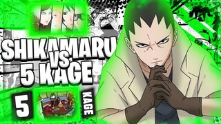 Adult SHIKAMARU VS ALL FIVE KAGES In The Boruto Era-Why Shikamaru Attacked All Five Kage