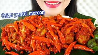 ASMR CEKER PENTOL MERCON, NASI PUTIH | EATING SOUNDS