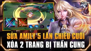 [Liên quân] Xóa Bỏ 2 Trang Bị Thần Cung, Kỹ Năng Mới của Amily 5 lần chiêu cuối quá khủng #TNGhoidap