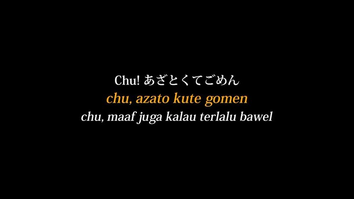 Lirik "chu kawai kutte gomen" viral ditiktok