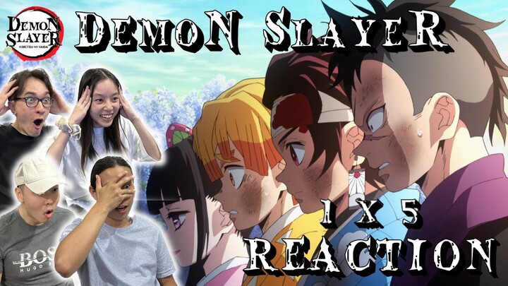 Demon Slayer 1x5 REACTION! | "My Own Steel"