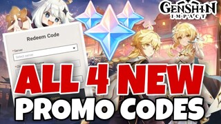 ALL 4 Active CODES Genshin Impact | Promo CODES March 2021