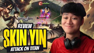 REVIEW SKIN AOT YIN EREN, CUKUP LIAT SKIN NYA AJA JANGAN GAMEPLAYNYA - Mobile Legends