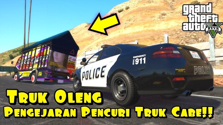 PENUH DRAMA DETIK-DETIK PENGEJARAN PENCURIAN TRUK CABE LOLOS DARI POLISI‼️