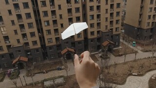 [DIY]Light-wing glider/พับเครื่องบินกระดาษ