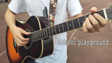 [Fingerstyle guitar] Chơi nhạc "Con đường bình phàm" trong svđ trường