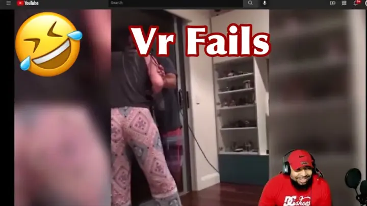 Funny VR Moments VR Fails Reaction