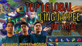 TOP 1 GLOBAL LING SUNSPARKS JAYPEE TUTORIAL WITH TOP 1 PH KHUFRA (HONDA BEAST)  AND PHARSA (EDWARD)