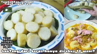 Lontong Daun Dari Beras Hemat Gas Hanya Direbus 40 Menit