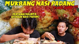 MUKBANG NASI PADANG!!!! PERTAMA KALINYA GUE NYOBAIN NASI PADANG...