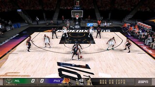 NBA 2K21 Ultra Modded Finals | Suns vs Bucks | Full GAME 5 Highlights