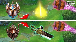 WILD RIFT - CHALLENGER MOMENTS vs BRONZE MOMENTS