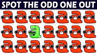 Spot the Real Alphabet Lore #14 | Spot the Odd One Out Alphabet Lore Quiz Games