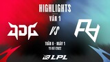 JDG vs RA | Highlights - Game 1 | Tuần 6 Ngày 1 | LPL Mùa Hè 2022