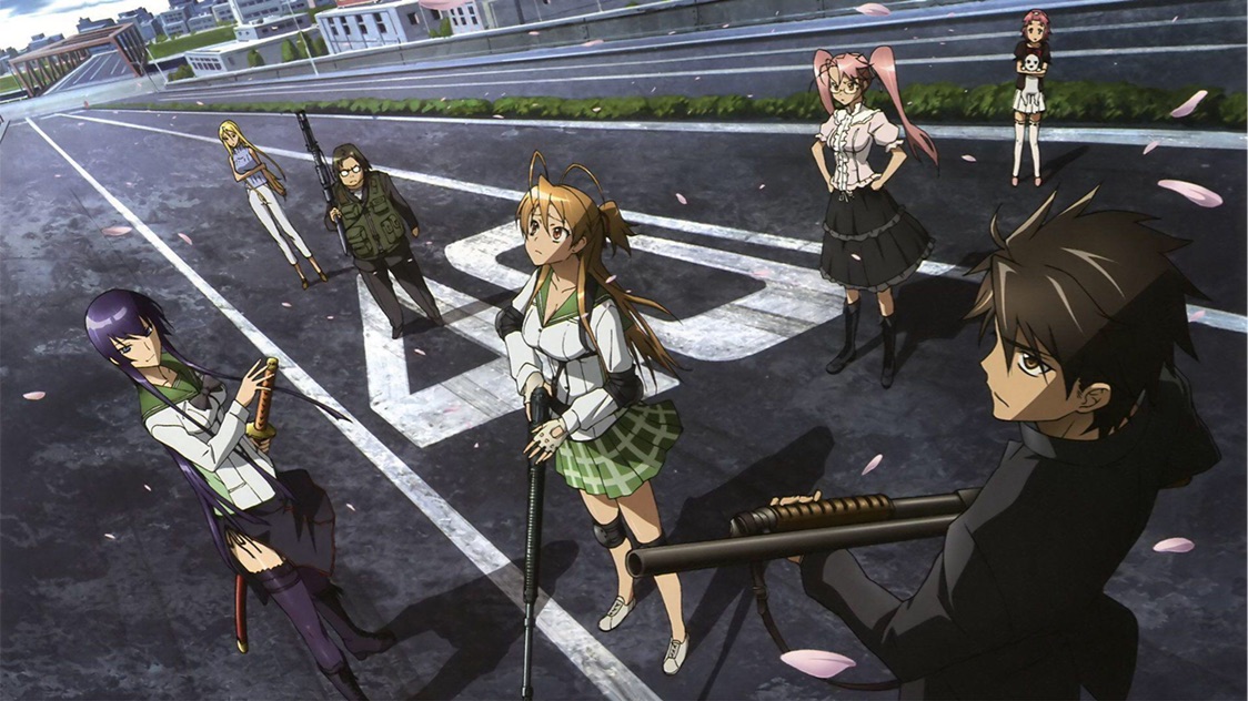 Highschool of the Dead Episode 01 [ENG SUB] - BiliBili