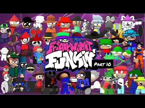 FNF vs Dave and Bambi ALL Characters Name PART 10 | Universal Collision Hellscape Strident Crisis