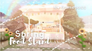 Roblox Bloxburg - No Gamepass Spring Bakery Stand - Minami Oroi