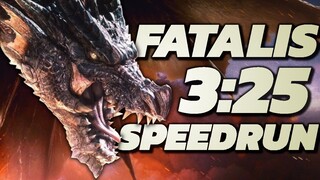 FATALIS IN 3 MINUTES  | MHW: ICEBORNE FATALIS "SPEEDRUN" - 3:25