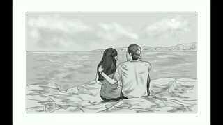 film animasi cinta di tepi pantai(2022) storyboard